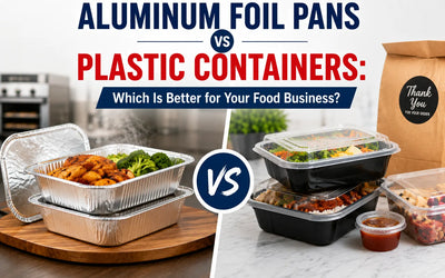Aluminum Foil Pans vs Plastic Containers: Which Is Better for Your Food Business?