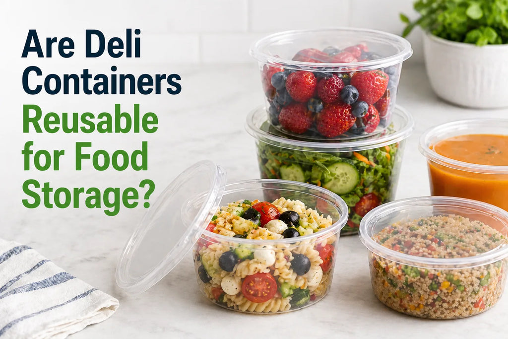 Are Deli Containers Reusable for Food Storage?