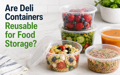Are Deli Containers Reusable for Food Storage?