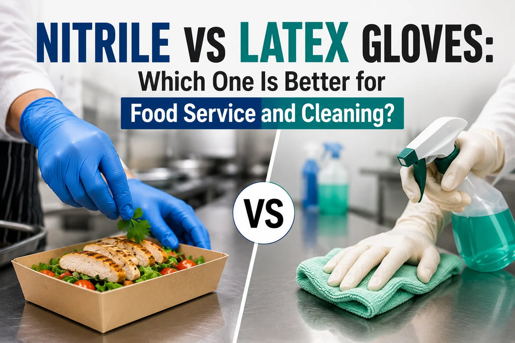 Nitrile vs Latex Gloves: Which One Is Better for Food Service and Cleaning?