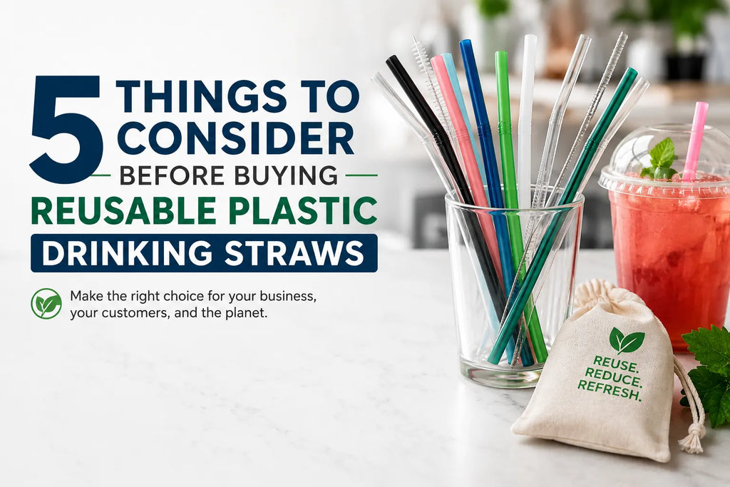 5 Things to Consider Before Buying Reusable Plastic Drinking Straws