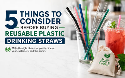 5 Things to Consider Before Buying Reusable Plastic Drinking Straws