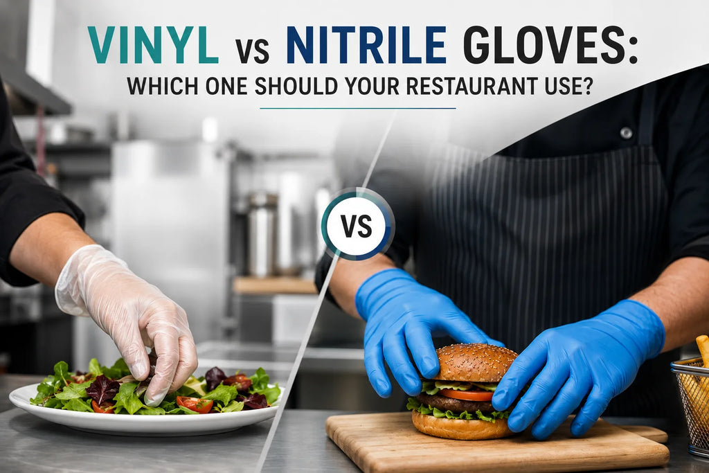 Vinyl vs Nitrile Gloves: Which One Should Your Restaurant Use?