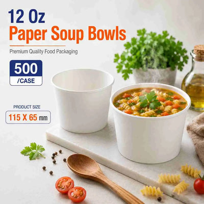 12 oz Paper Soup Bowl