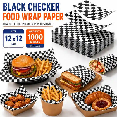 Black Checker Wrap