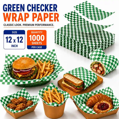 Green Checker Wrap