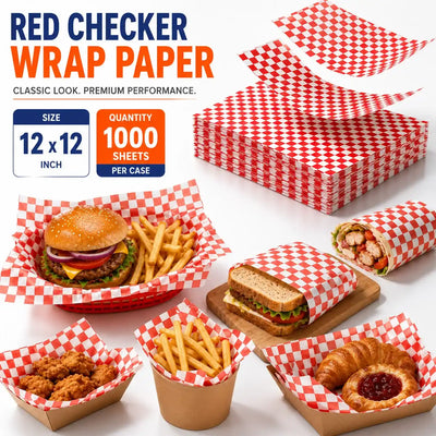 Red Checker Wrap