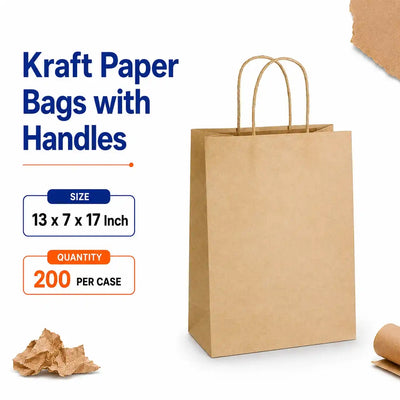 13x7x17 Kraft Paper Bag