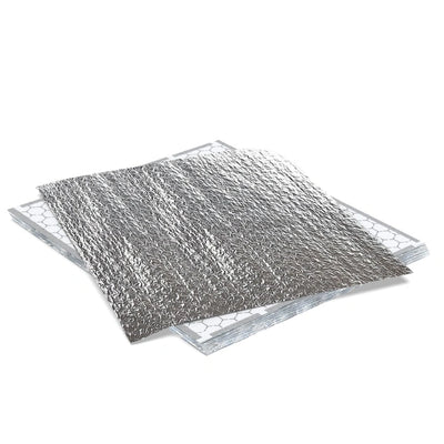 14" x 14" Insulated Foil Wrap Sheets, Thermal Food Wrap for Hot & Cold Takeout, 1000/Case | OZAT