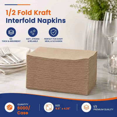 Kraft Interfold Napkins