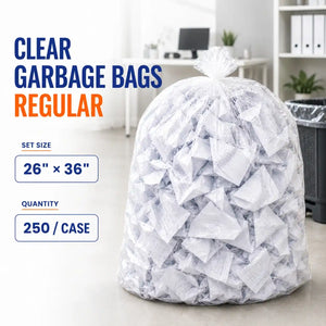 Clear Garbage Bag 26x36
