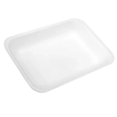 2PP White Foam Tray 400/Case