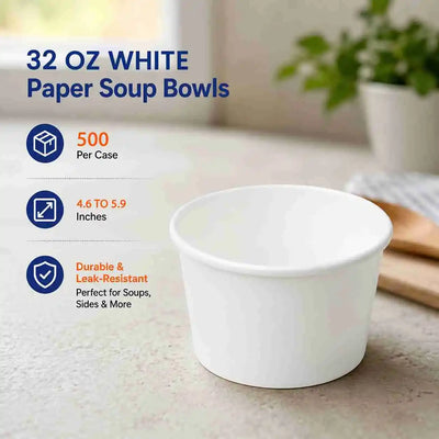 32 oz Paper Soup Bowl