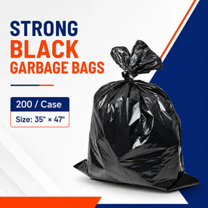 Strong Black Garbage Bag