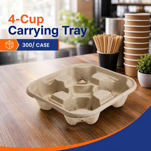 4 Cup Carrying Tray