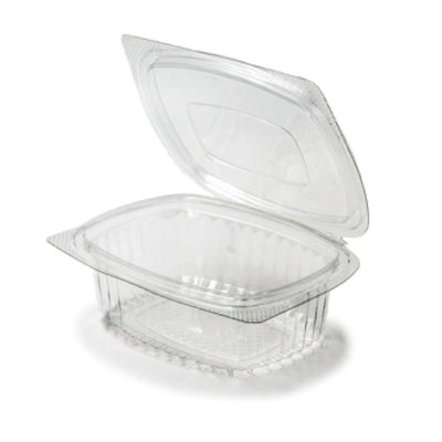 32 Oz. Hinged Clear Deli Container, 200/Case