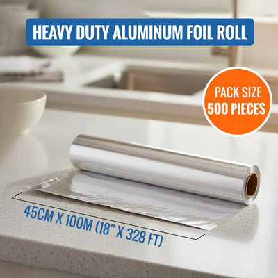 18" heavy-duty aluminum foil roll