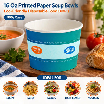 Eco-Friendly Paper Soup Bowls
