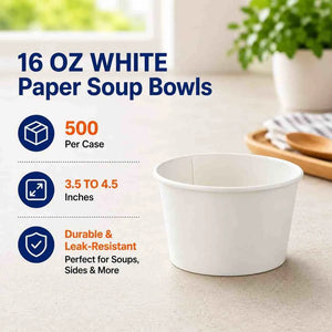 Paper Soup Bowls