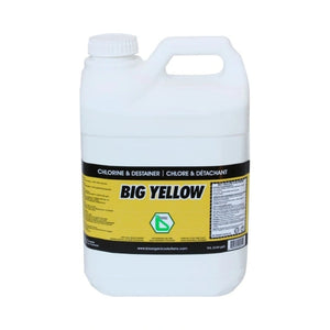 Big Yellow Sanitizer Bulk – Chlorine-Based Disinfectant & Destainer for Food Service & Industrial Cleaning (10L/Pail)