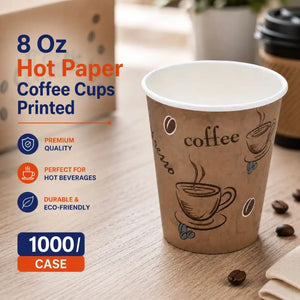 8 oz Paper Coffee Cup