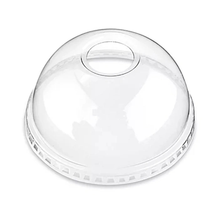 Clear Plastic LIDS for 500/700 ml Plastic Cups – Disposable Straw Slot Cup Covers for Cold Drinks, Juice & Smoothies | Leak-Proof Fit for Cafés & Takeaway – 1000/Case