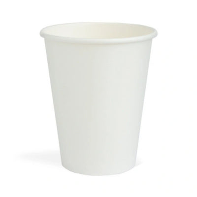 8 Oz. White Paper Coffee Cups, 1000/Case