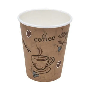 OZAT - 8 Oz. Hot Paper Coffee Cups Printed, 1000/Case