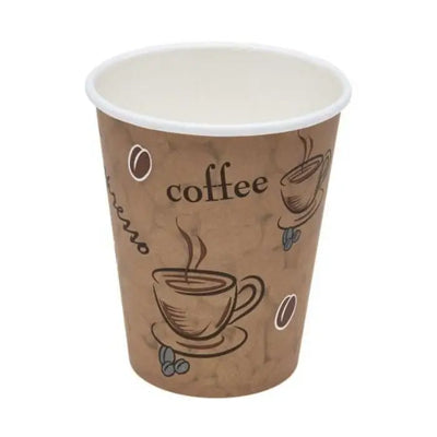 OZAT - 8 Oz. Hot Paper Coffee Cups Printed, 1000/Case