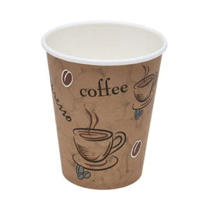 10 Oz Individually  Wrapped Paper Coffee Cups, 500/Case