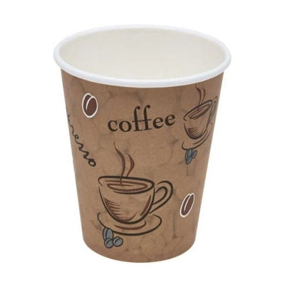 10oz. Hot Paper Coffee Cups, 1000/Case