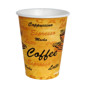 OZAT - 12 Oz. Hot Paper Coffee Cups Printed, 1000/Case