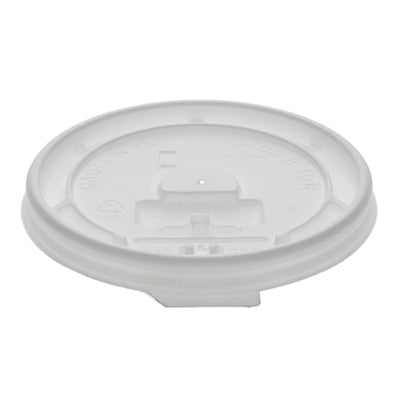 OZAT - Flat Plastic Lids for 10-20 Oz. Coffee Cups, 1000/Case