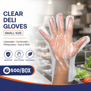 Clear Deli Gloves