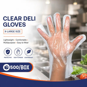 Clear Deli Gloves