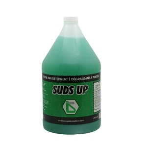 SUDS UP - Dish, Pan & Pot Dish Detergent, Green Liquide Soap, 4*3.78L/Case
