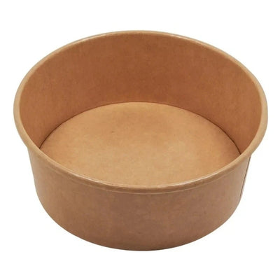 1300 ml/44 Oz. Kraft Paper Round Bowl, 300/Case
