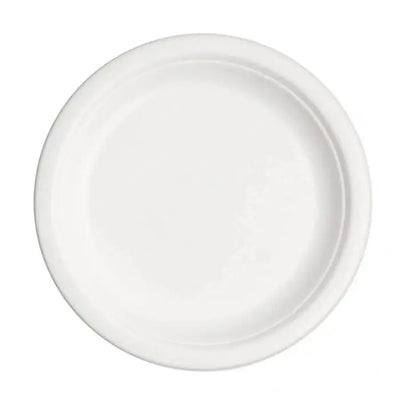 ECOZAT - 10" Bagasse Round Plates 500/Case