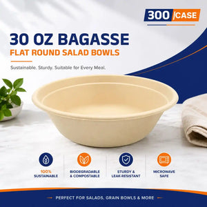 30 oz Flat Salad Bowl