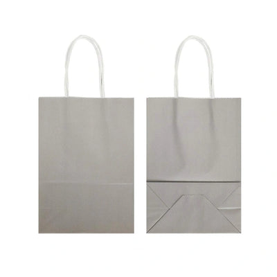 ECOZAT - 8*5*11 Kraft Paper Bag With Handle, 250/Case