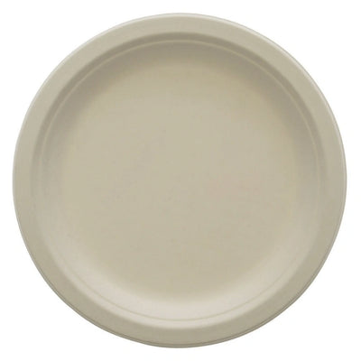 ECOZAT - 9" Round Bagasse Plates 500/Case