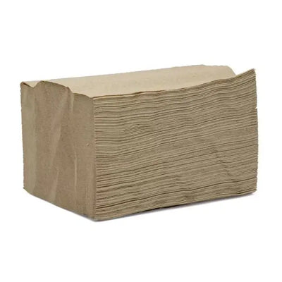 1/2 Fold Kraft Interfold Napkins – Disposable Paper Dispenser Napkins for Restaurants, Cafés & Takeaway Counters | Eco-Friendly & Absorbent – 6000/Case | ECOZAT