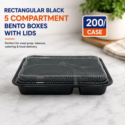5 Compartment Bento Box