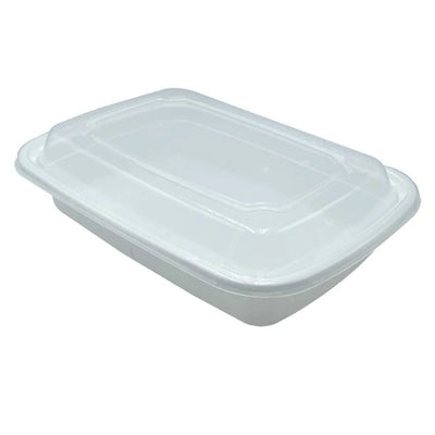 48 Oz. Rectangle Plastic Combo Container