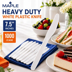White Plastic Knife
