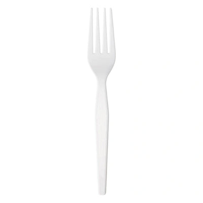 MAPLE - Heavy Duty White Plastic Fork, 1000/Case