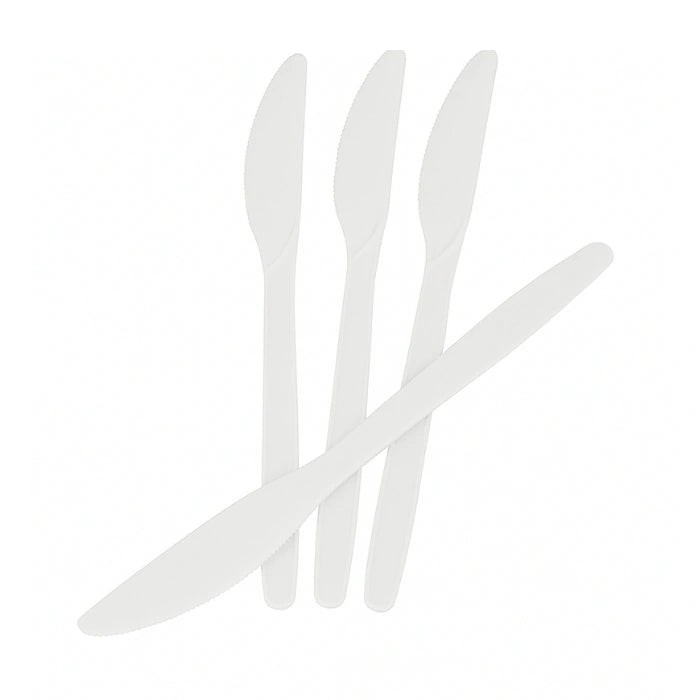 Heavy Duty White Plastic Knife