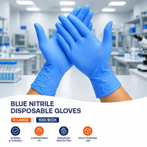 Blue Nitrile Gloves
