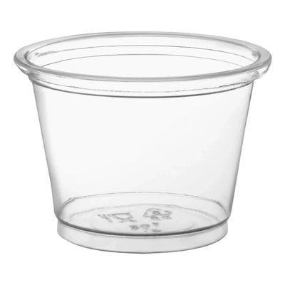 OZAT - 1 Oz. Clear Plastic Portion Cups, 2500/Case