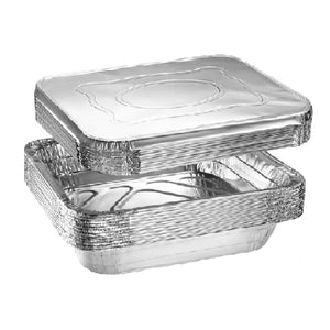 OZAT - Half Size LIDS for Half Aluminum Foil Pans, 100/Case